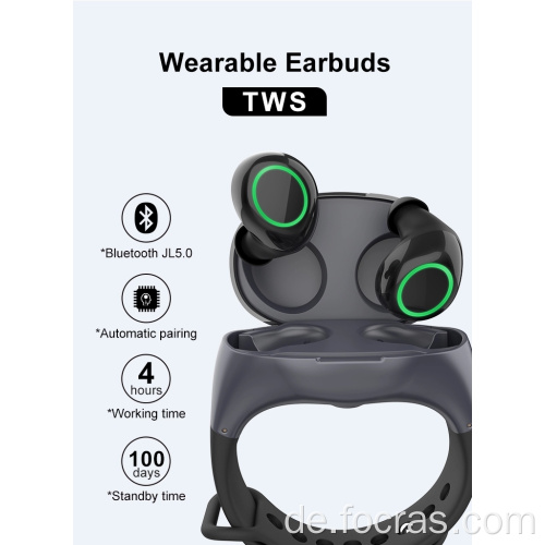 Bluetooth-Kopfhörer 5,0 Tws-Ohrhörer Sport Business Armband